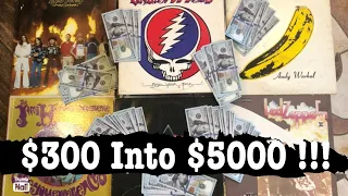 Rare Vinyl Record Score @ Community Garage Sale !!! $10,000 prank intro + Texans game !