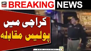 Karachi mein raat gaye police muqabla