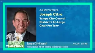 Tampa City Council holds special meeting