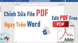 Chỉnh sửa file PDF đơn giản ngay trên Word