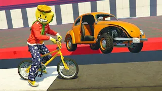 CORRE O TE ATROPELLO! HABILIDAD EXTREMA!! - GTA V ONLINE