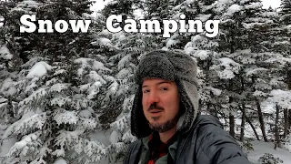 Winter Camping on Mount Washington - Heavy Packs, Deep Snow, Below Zero