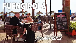 Fuengirola Malaga Spain Town Walk Costa del Sol October 2022 [4K]