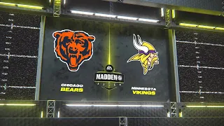 Madden NFL 24 - Chicago Bears Vs Minnesota Vikings Simulation Week 12 All-Madden PS5 Gameplay