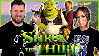 My wife watches Shrek the Third for the FIRST time || Movie Reaction