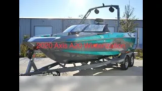 Winterization 2020 Axis A20 Surf boat