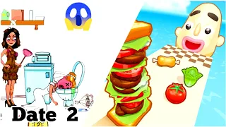 Satisfying Mobile Games - Sandwich Run, Sandwich Runner, Help Me Tricky, Impossible Date Fun Riddle