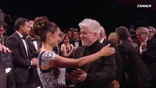 Immense émotion pour P. Almodovar, A.Banderas et P.Cruz - Douleur et Gloire - Cannes 2019