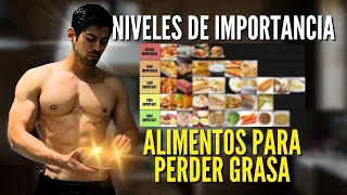 Los MEJORES ALIMENTOS para PERDER GRASA / MI "TIER LIST" DEFINITIVO