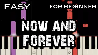 NOW AND FOREVER ( LYRICS ) - RICHARD MARX | SLOW & EASY PIANO