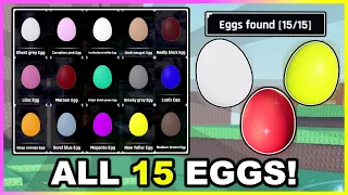 How to FIND ALL 15 EGG LOCATIONS in Sol's RNG! (Egg Hunt 2024) [ROBLOX]