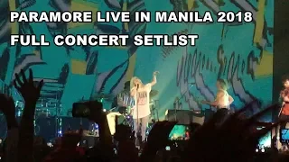 Paramore Live in Manila 2018 - Full Concert