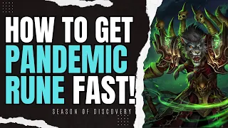 How to Get Pandemic Rune FAST! - Season of Discovery Guide - World of Warcraft - P3 Warlock