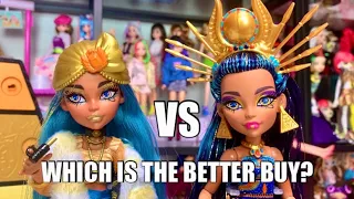 WHICH DOLL IS SUPERIOR? - CLEO DE NILE MONSTER BALL VS FEARIDESCENT-  monster high g3 review