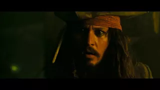Encuentro Jack Sparrow y Bill - Piratas del Caribe el cofre del hombre muerto