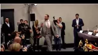 Пресс-конференция перед боем Тайсон Фьюри с Кличко (Press Tyson Fury and Wladimir Klitschko begin)