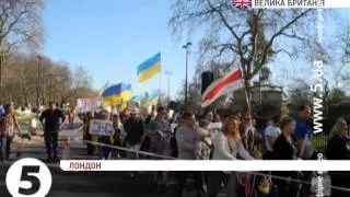 Антипутинський мітинг в Лондоні: 10.000 людей