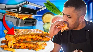 INVENTAMOS A PIZZA DE SANDUICHEIRA E DEU MUITO CERTO!