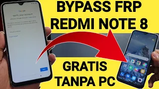 Cara Bypass Frp Redmi Note 8 Lupa Akun Google Miui 12.5 Tanpa Komputer