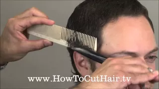 How To Cut Men's Hair - Scissor Over Comb Barbering Tecnnique