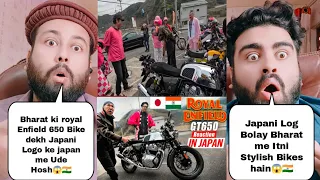 Royal Enfield gt 650 देख जापानी लोगों के उड़ गए होश | Japanese People Reaction On Indian Bike