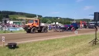 Unimog U1400 Tractorpulling Berghausen 5,5T