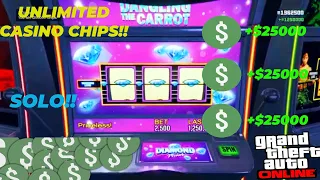 *SOLO* UNLIMITED CASINO CHIPS GLITCH!!! 200K EVERY 1 MINUTE!!! - GTA 5 ONLINE CHIPS (XBOX/PS/PC)