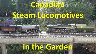 Canadian 0 Gauge Steam Locomotives - Canadian National 4-8-2 U1F and Canadian Pacific 4-4-4 Jubilee