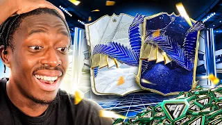 I PACKED *FIVE* TEAM OF THE YEARS! ⚽🏆 TOTY ATTACKERS PACK OPENING