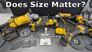 Does Size Matter? Dewalt Angle Grinders Compared