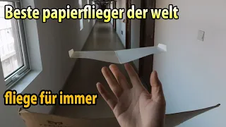 Gute papierflieger falten, bester papierflieger der welt! Papierflieger falten der weit fliegt