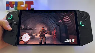 Sniper Elite 4  | Lenovo Legion GO 1200p medium graphics handheld gameplay