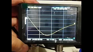 Medición de prueba con Antena VHF  VNA SAA-2N