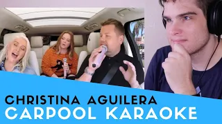 Voice Teacher Reacts to Christina Aguilera - Carpool Karaoke