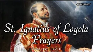 Prayers to St. Ignatius of Loyola | Patron for difficult times; the Society of Jesus, etc.