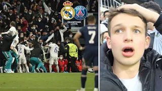 REAL MADRID KNOCK OUT PSG FROM CHAMPIONS LEAGUE