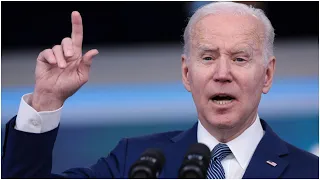 President Joe Biden announces actions against Russia