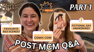 Post MCM Q&A Part 1 - Shadowheart Actor & her Performance Director girlfriend from Baldur's Gate III