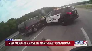 New video of wild NE Oklahoma chase