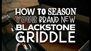 How to Season Your New Blackstone Griddle with CJ | Blackstone Griddles