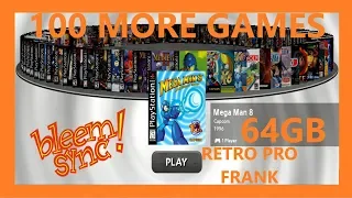 100 MORE GAMES PS1 PS CLASSIC MODDED HACKED 64GB BLEEMSYNC RETROARCH - RETRO PRO FRANK PICKS 1.0
