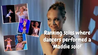 Ranking Dance Moms solos where other dancers performed ‘Maddie solos!’