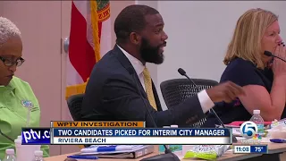 Two candidates picked for interim city manager