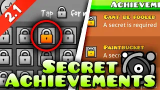 UNLOCK ALL SECRET ACHIEVEMENTS (Geometry Dash 2.1)