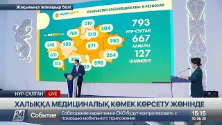 Брифинг. Халыққа медициналық көмек көрсету жөнінде