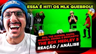 HIT!!! RYU, THE RUNNER, RAFFA MOREIRA, SIDOKA E BROCASITO - THE BOX MEDLEY 5 [REAÇÃO/ ANÁLISE]