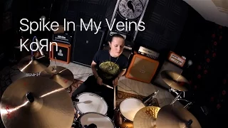 Korn - Spike In My Veins (drum cover by Vicky Fates)