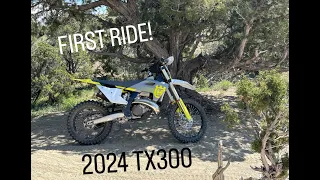 2024 Husqvarna TX300 First Ride!