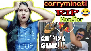 |Carryminati Rip Monitor 2017-2019 | carryislive  |getting over it |  Reaction | by sg Reaction