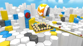 GYRO BALLS - SpeedRun Gameplay Android, iOS #524 GyroSphere Trials